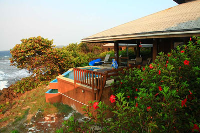 Roatan view of house